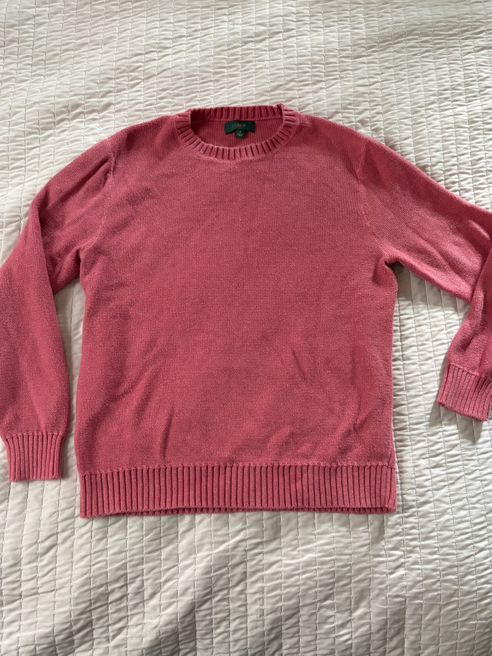 J. Crew Scoopneck Sweater in Rose Pink